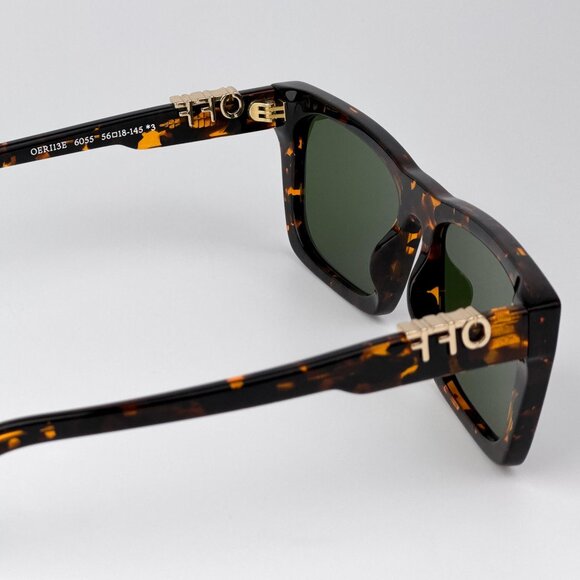 Off-White ALBANY Women Sunglasses Havana Square Frame Model OERI13E 1007